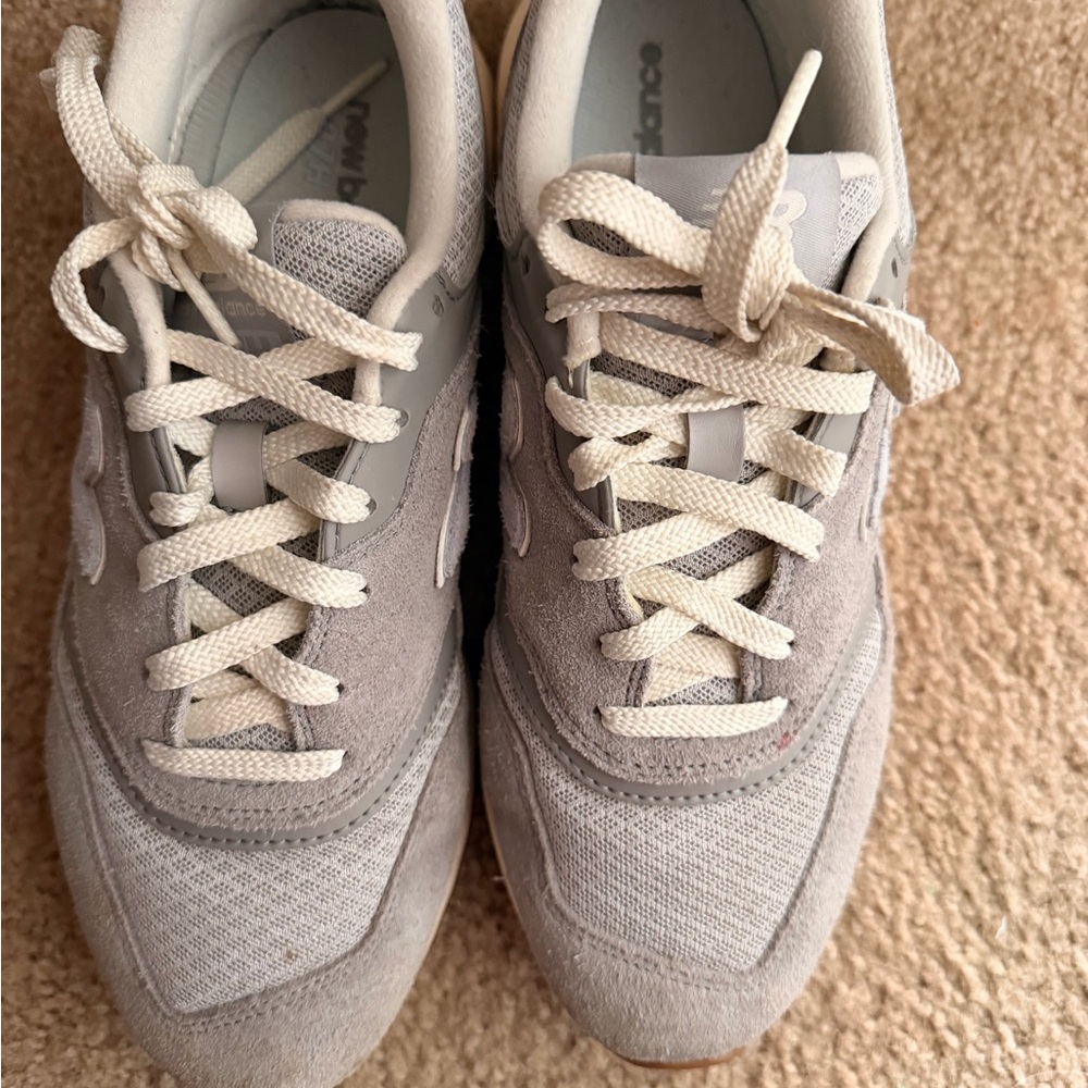 New Balance Gray and White Women's Sneakers
